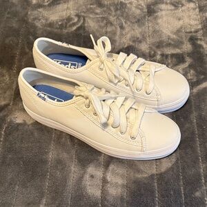 Keds Classic White Lace-Up Sneakers